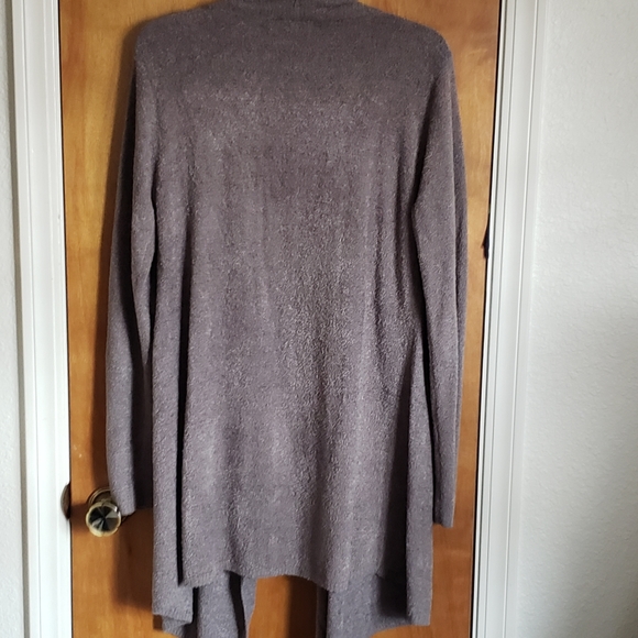 NWOT Barefoot dreams draped/duster cardigan Oatmeal/latte - Picture 3 of 4
